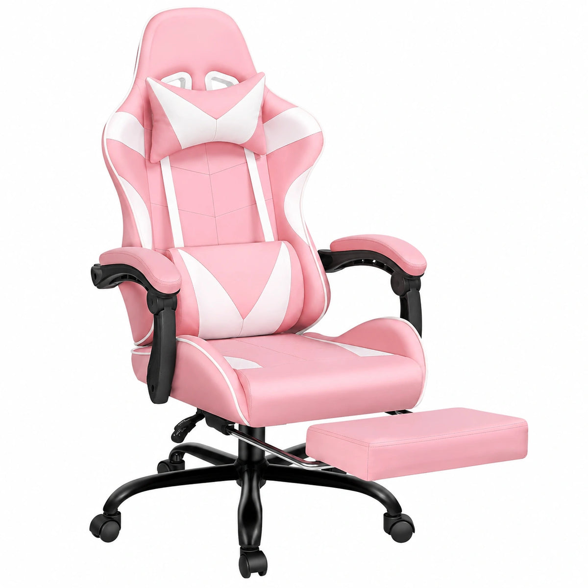 Bureau, inclinable, réglable, en cuir, coloris rose, pour l’espace de travail