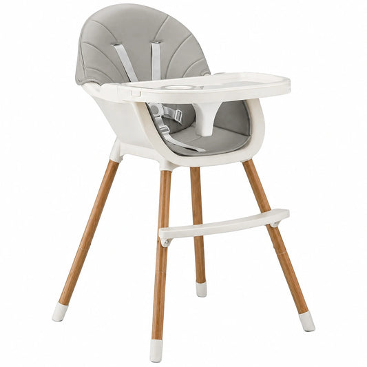 Chaise, réglable, coloris gris, pour la salle à manger ou la cuisine