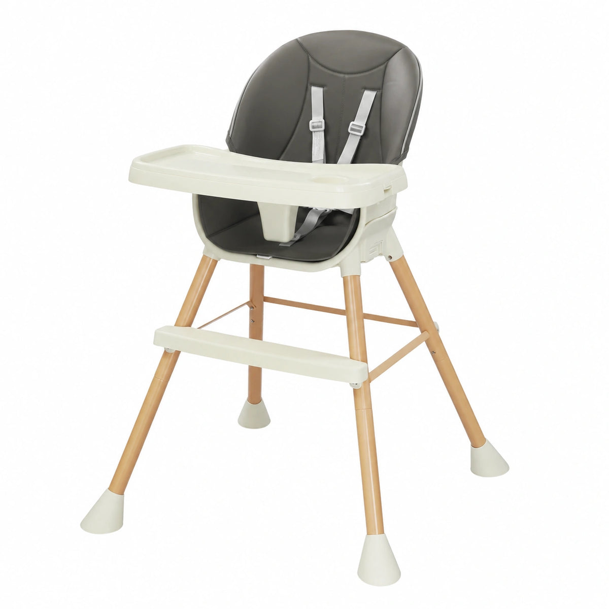 Chaise, réglable, 68 x 68 x 93 cm, coloris gris, pour la salle à manger ou la cuisine