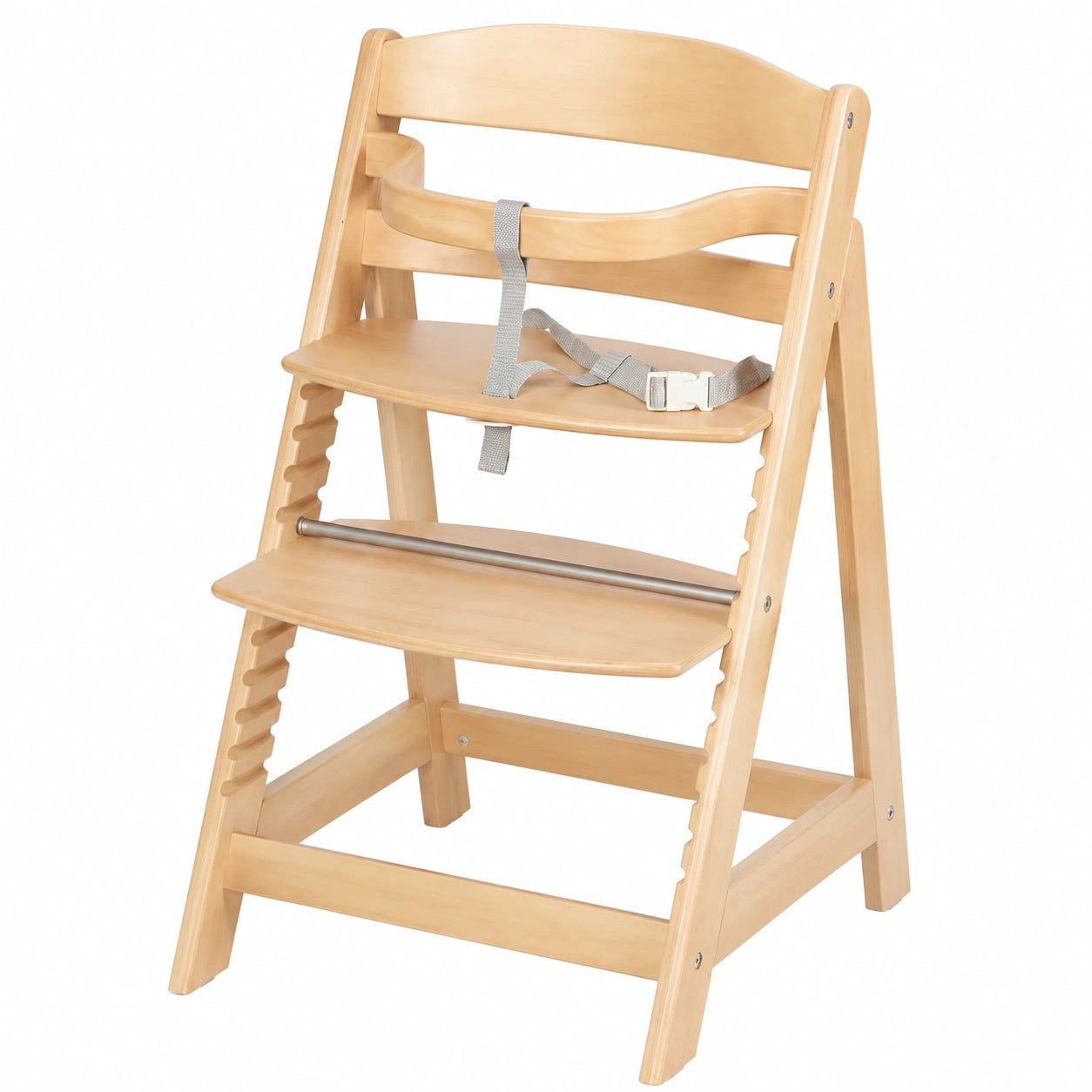 Chaise, réglable, coloris naturel, pour la salle à manger ou la cuisine