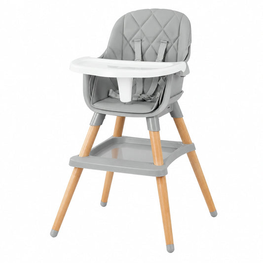 Chaise, avec étagères, coloris gris, pour la salle à manger ou la cuisine