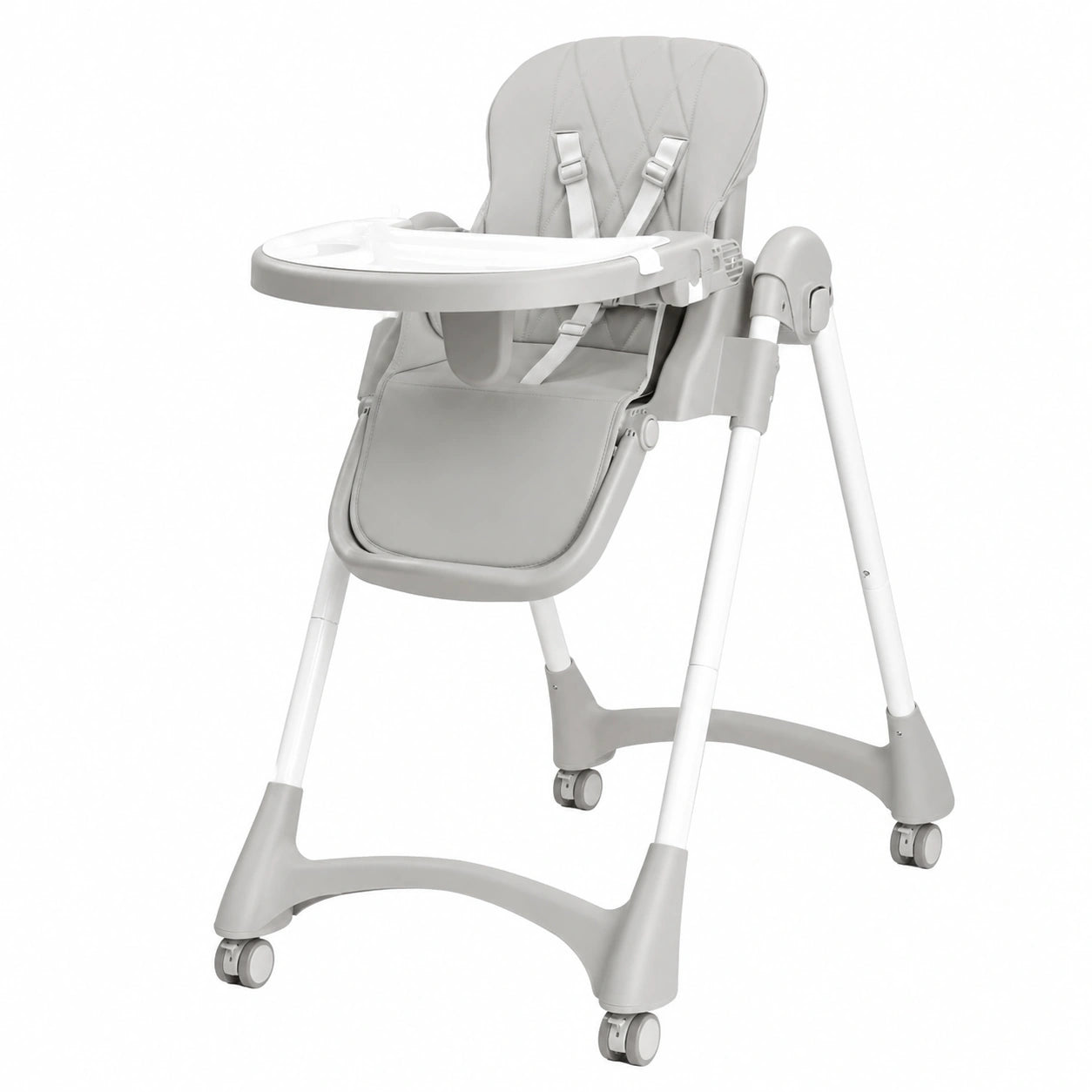 Chaise, pliable, réglable, coloris gris, pour la salle à manger ou la cuisine