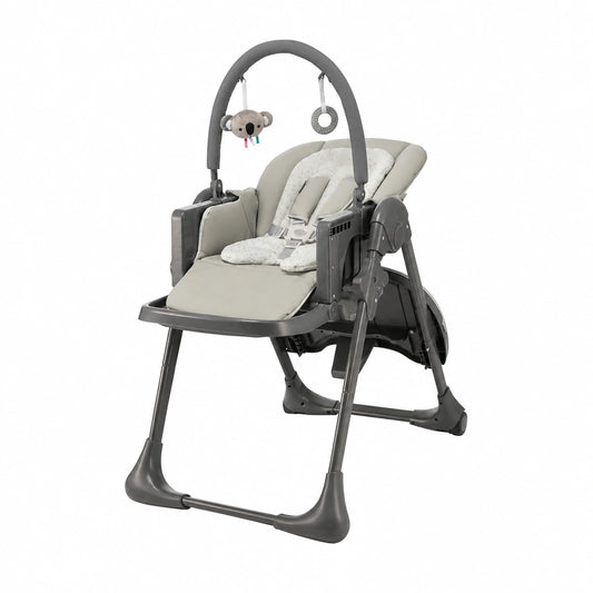 Chaise, inclinable, pliable, réglable, coloris gris, pour la salle à manger ou la cuisine