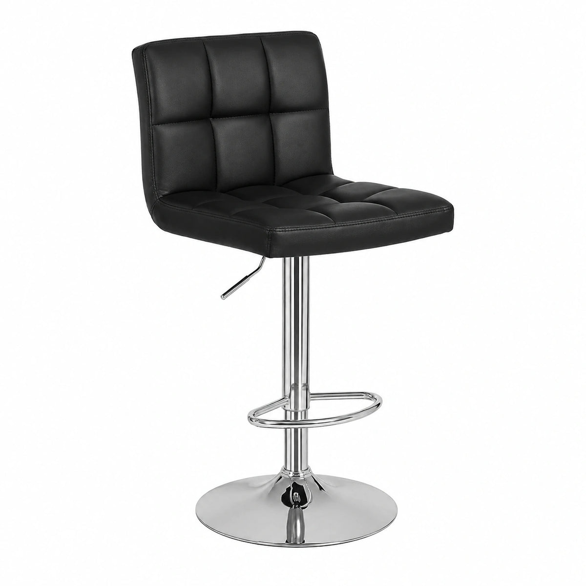 Chaise, réglable, coloris noir, pour la salle à manger ou la cuisine